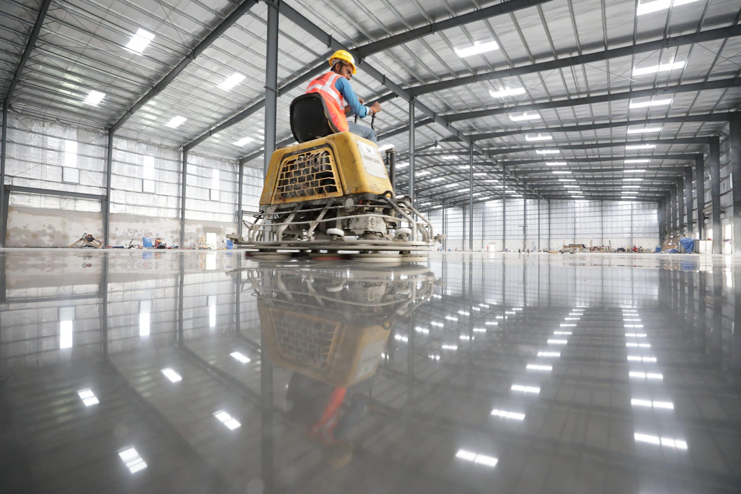 Polished Concrete in industrial