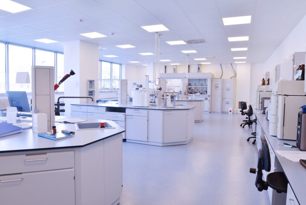 Laboratory floor