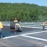 Waterpoofing over bridge