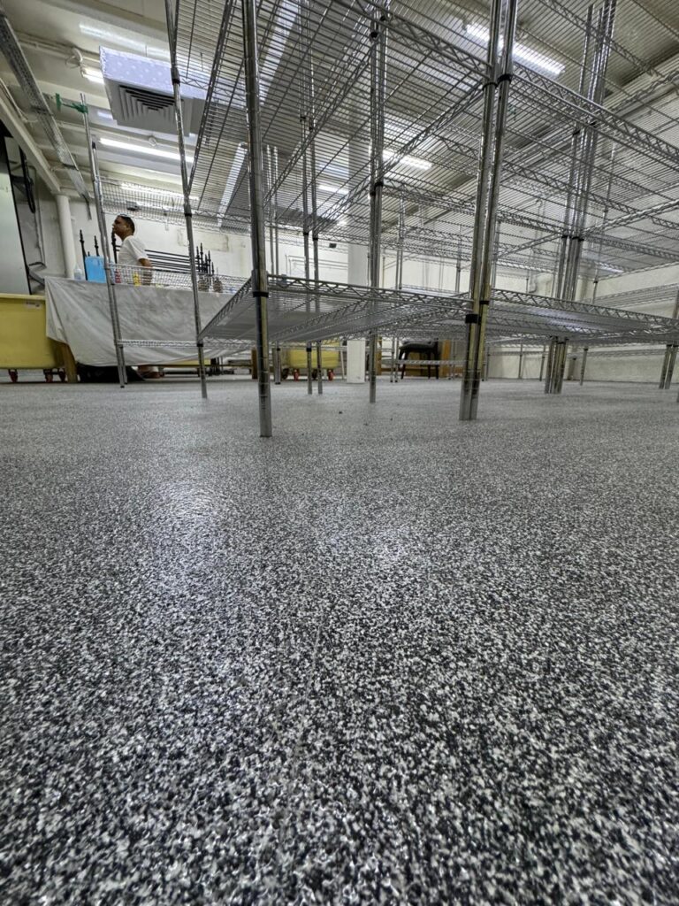 Colored Flake Flooring