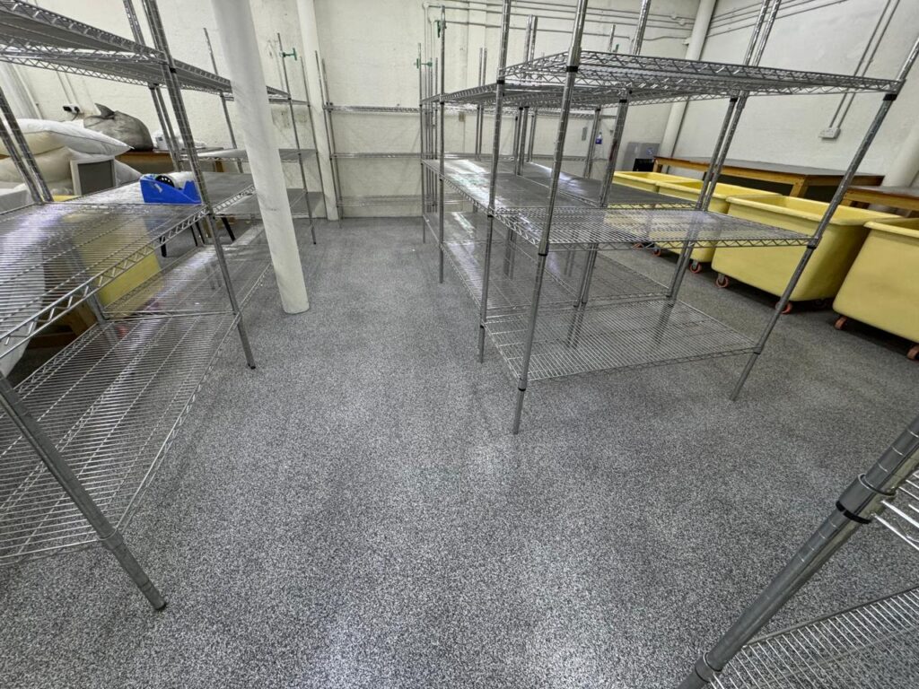 Colored Flake Flooring